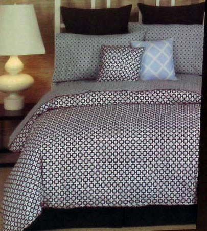 Jonathan Adler Kensington Blue Bamboo Silk Decor Pillow