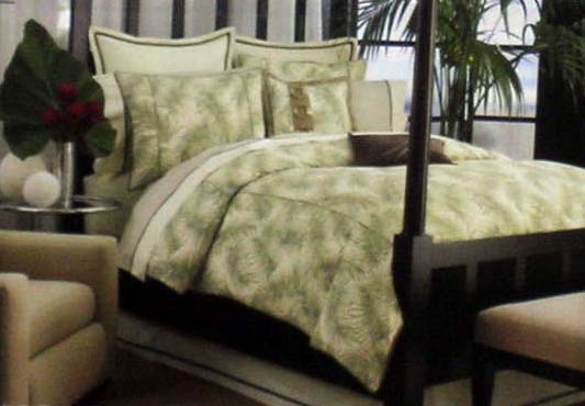 NAUTICA 5pc Resort Tropical Palm Full COMFORTER SET New