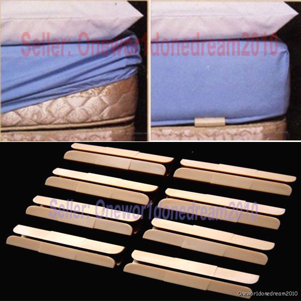 8 Pieces New Sheet Grippers Fasteners Clips Holders Keep Sheet Snug Wrinkle Free eBay