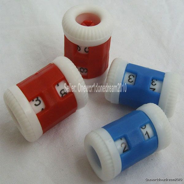 4x New Crochet Knitting Row Counter Tool Round Stitch Tally Knitter ...