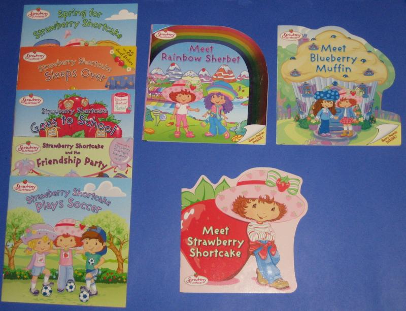 LOT 8 STRAWBERRY SHORTCAKE Story Picture Books SC "NEW"