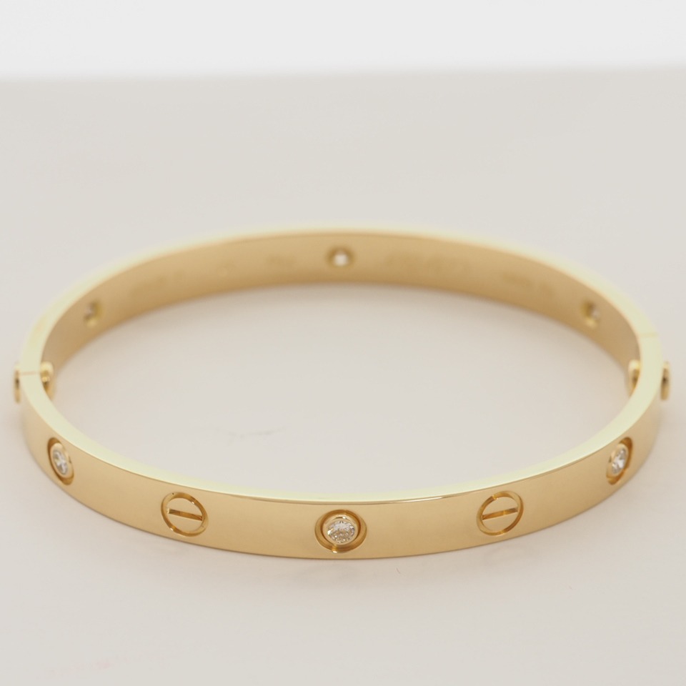 love bracelet 6 diamonds