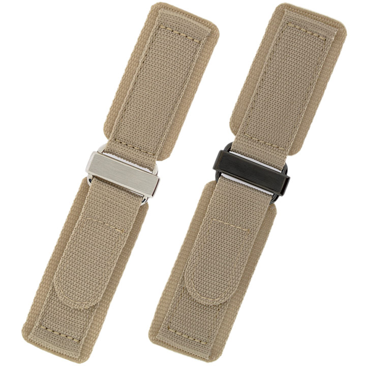 Nato Fabric Watch Strap and Buckle with Velcro Fastener for Military look