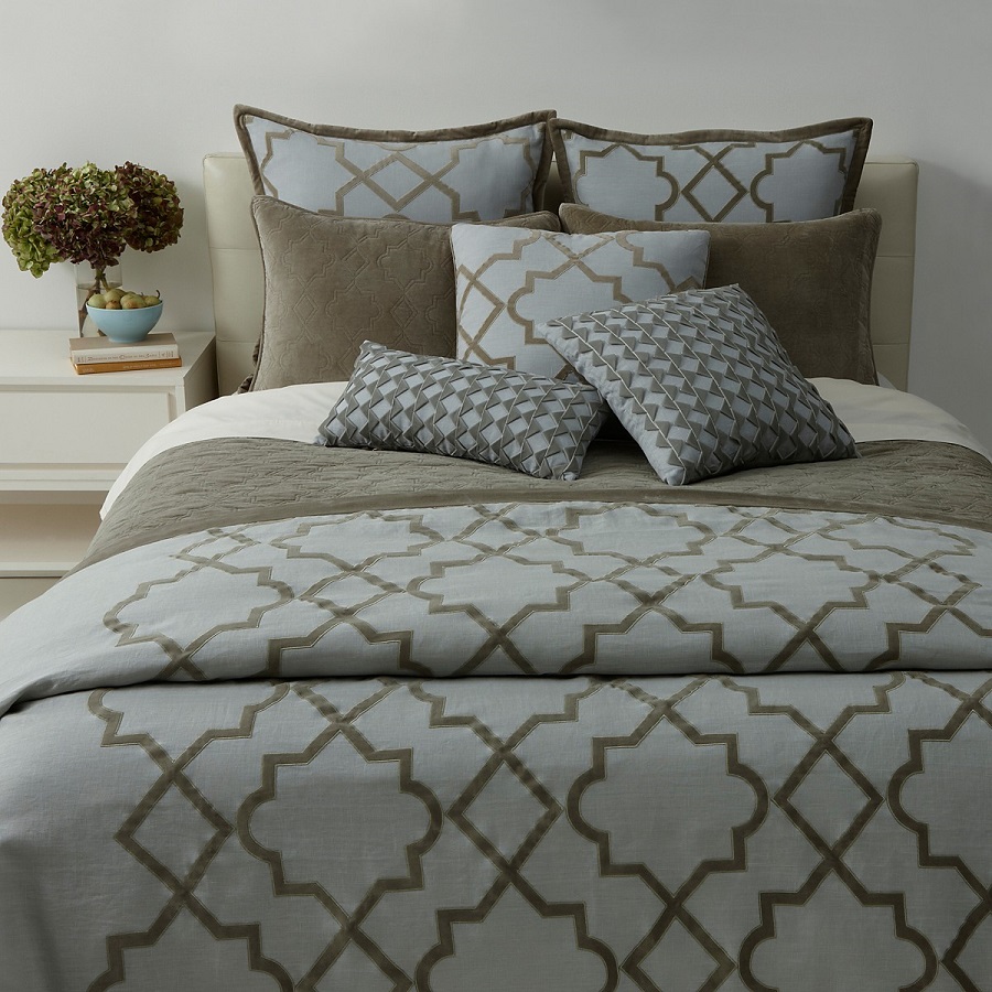 DRANSFIELD & ROSS Alhambra KING Duvet Cover & EURO Shams Set 1200.00