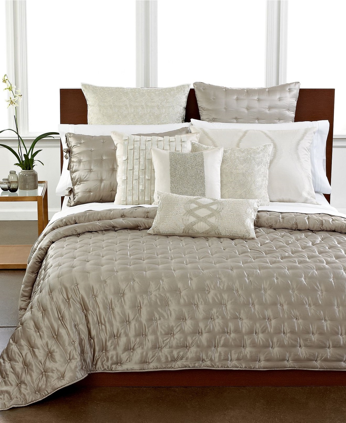 Hotel Collection Coverlet hotel collection finest luster silk cotton king quilted Hotel Collection Coverlet hotel collection finest luster silk cotton king quilted