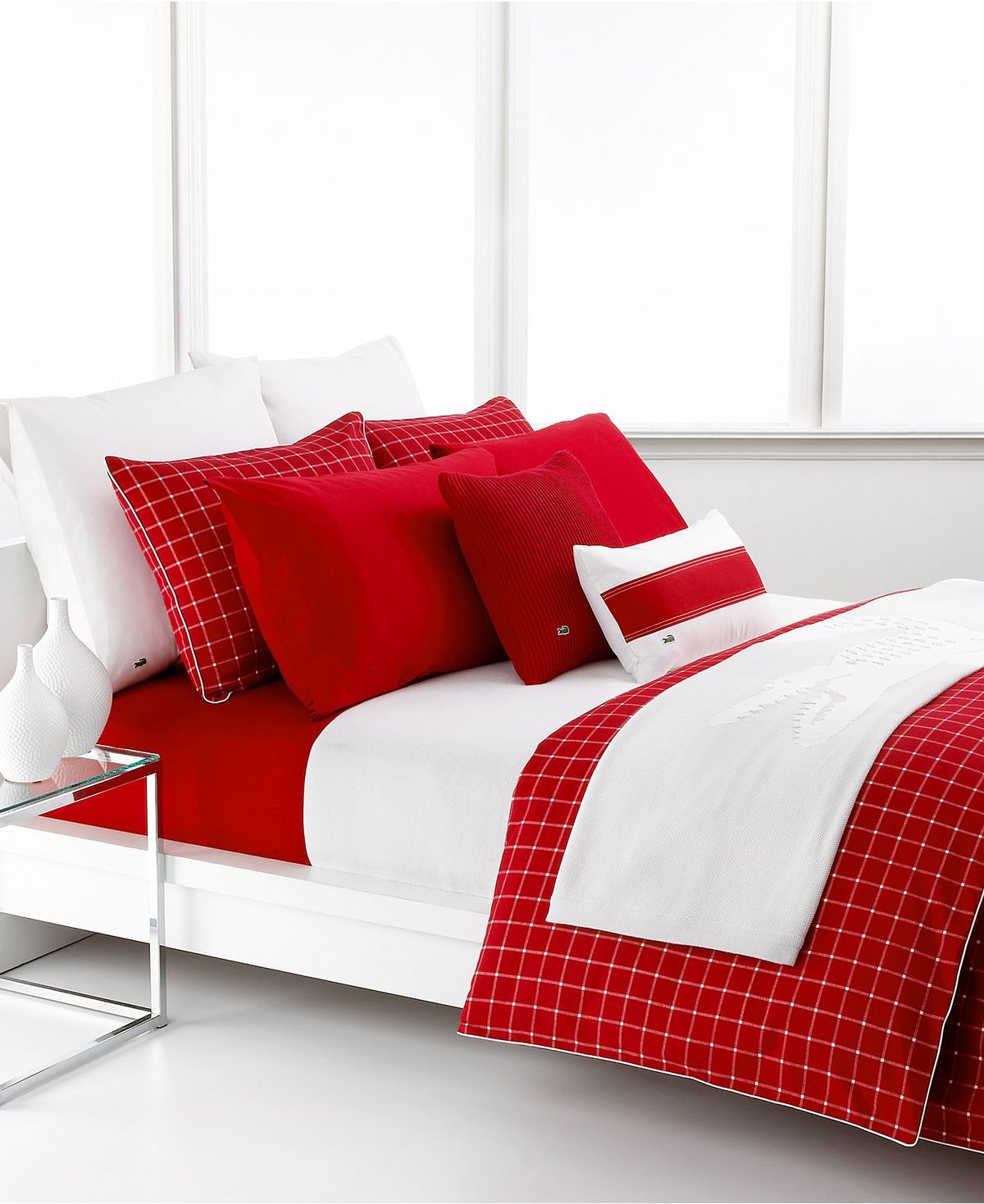 lacoste bedding denab king duvet cover pillowshams set lacoste bedding denab king duvet cover pillowshams set