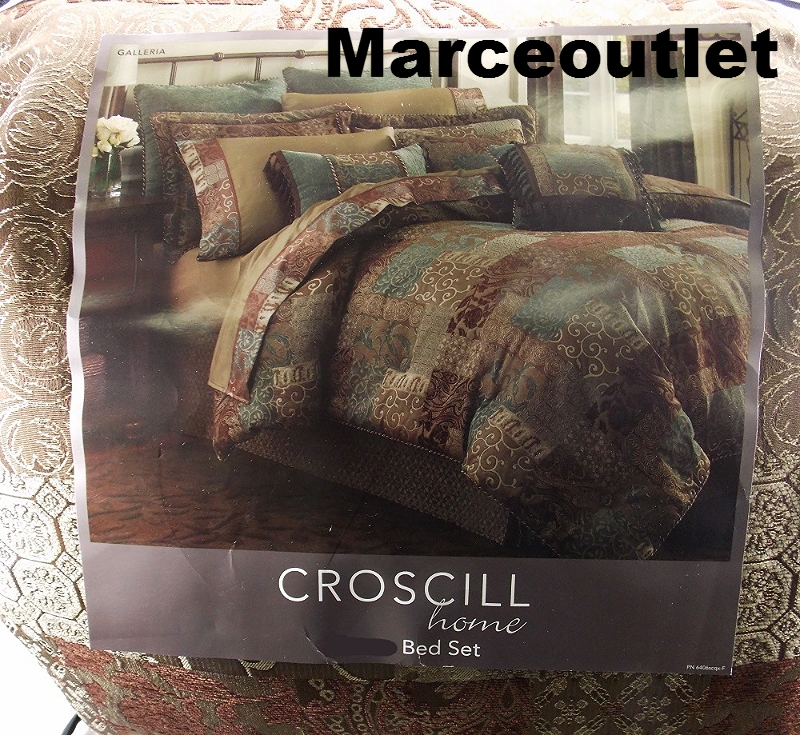 Croscill Bedding, Galleria Brown 4 Piece QUEEN Comforter Set eBay