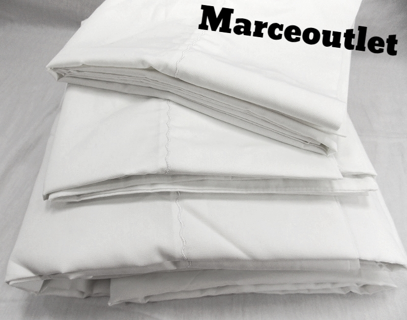 MARTHA STEWART 360 Thread Count 100 Cotton Percale QUEEN Sheet Set