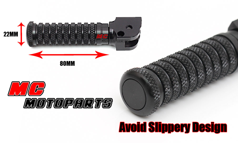 Black Triumph Front Rider Foot Pegs Bonneville 20012011 Legend TT 19992001 eBay