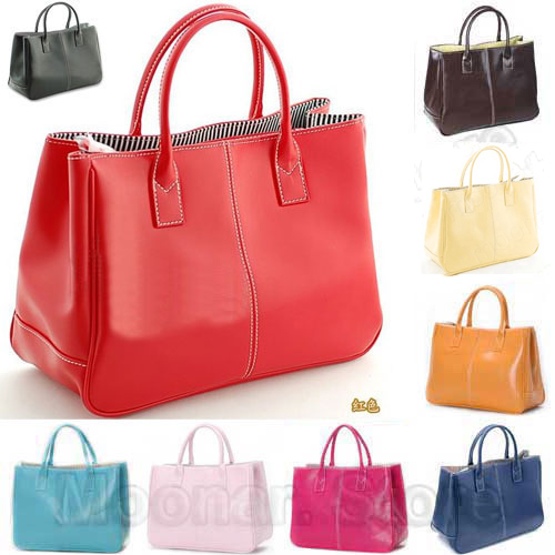 Hot-Bag-Celebrity-Women-039-s-PU-Leather-Tote-Handbag-Casual-Sling-Purse-Multi-Color