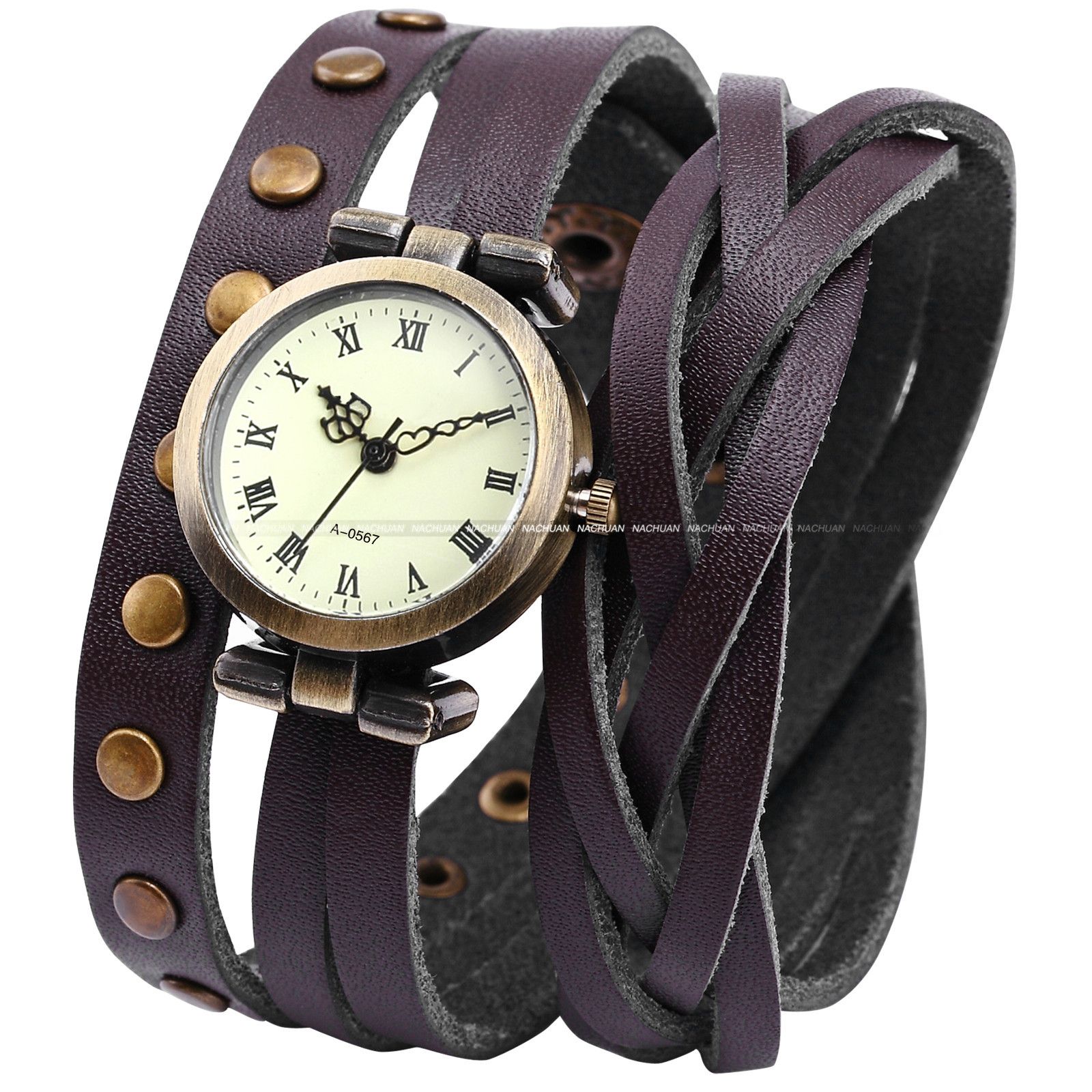 Fashion Lady Women Wrap Around Bracelet Analog Wrist Quartz Watch eBay