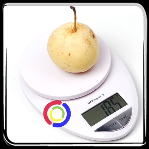 5KG DIGITAL DIET FOOD LCD KITCHEN SCALE POSTAL WEIGHT