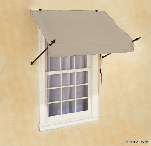 Window Awnings Contemporary Style with Straight Valence DIY Awnings in