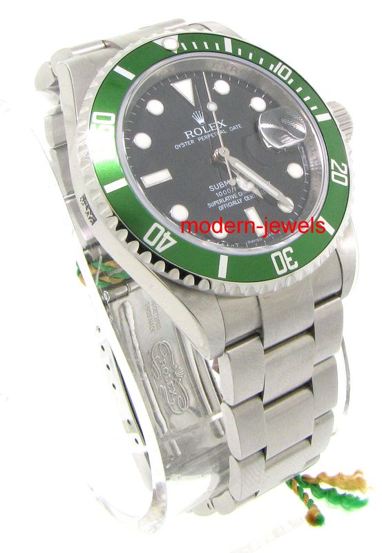 Rolex 16610LV Submariner Date Steel Mens Anniversary !