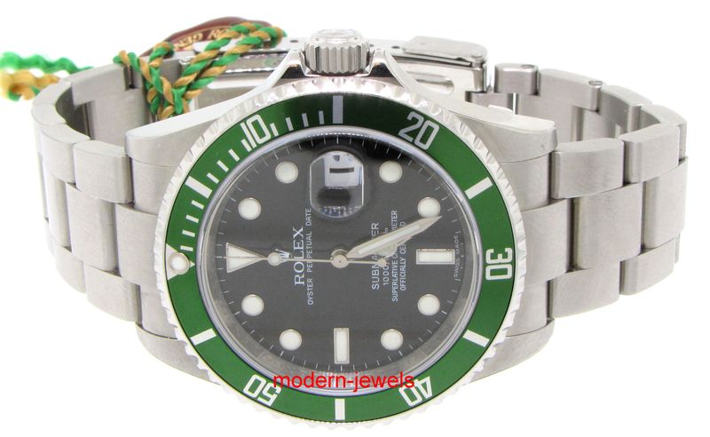Rolex 16610LV Submariner Date Steel Mens Anniversary !