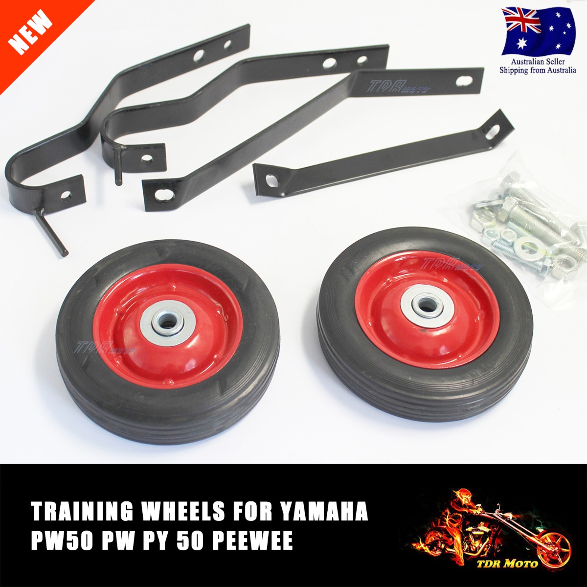 NEW MOTORCYCLE TRAINING WHEELS FOR YAMAHA PW50 PW PY 50 PEE WEE REAR