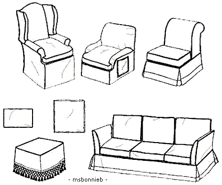 Sofa  Protectors on Sofa  Love Seat  Wing  Arm  Club   Lounge Chair Covers   Ebay