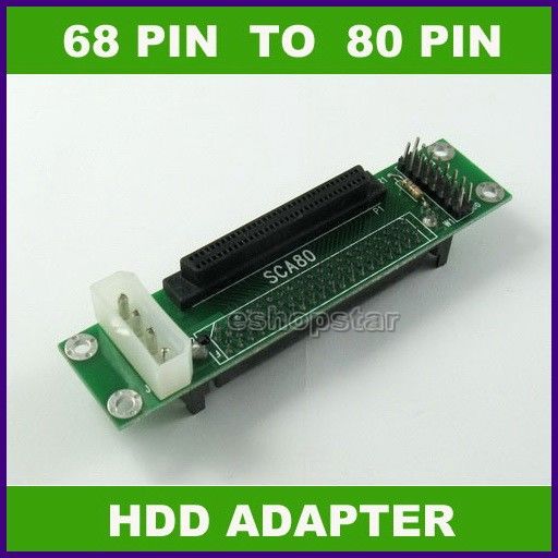 New SCA 80 Pin F To SCSI III 68 F Card Adapter Converter Computer Cables Online Computer Network