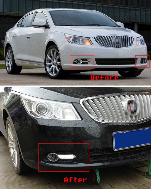 LED Daytime Running Lights DRL Fog Lamp Cover fit for Buick LaCrosse 20102013 eBay