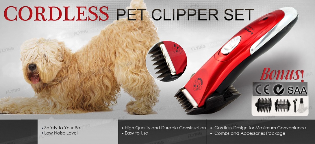 Electric Dog Clipper Comb Set Animal Hair Blade Cat Pet Grooming Horse