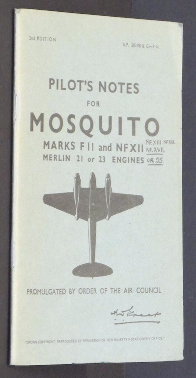 Image for Pilot's Notes for Mosquito Marks FII and NFXII Merlin 21 or 23 Engines