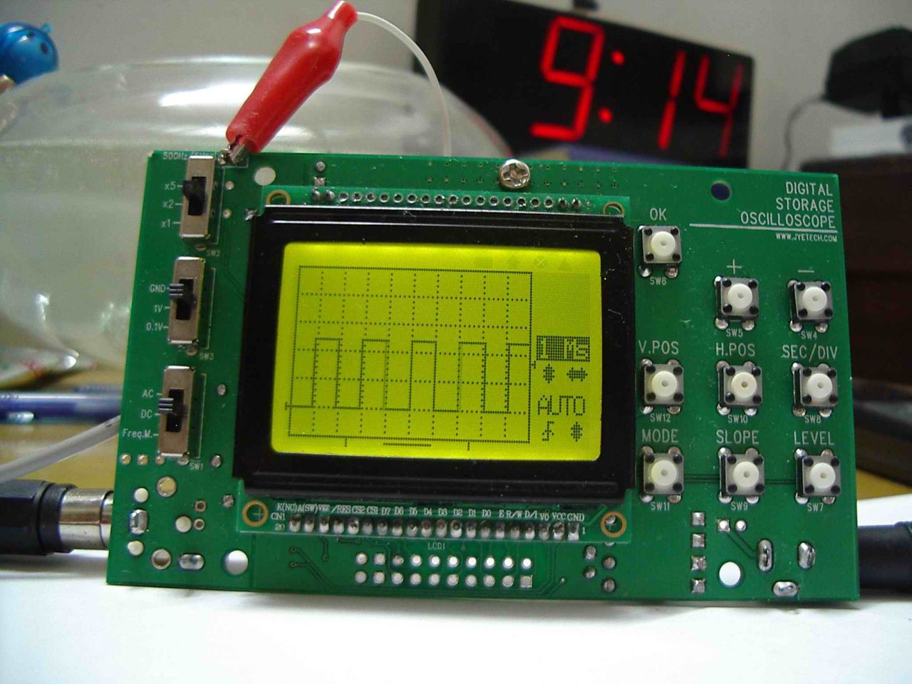 field electronics Pocket Oscilloscope Kit; Portable Scope Handheld Probe pic