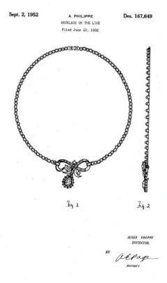 trifari teardrop patent