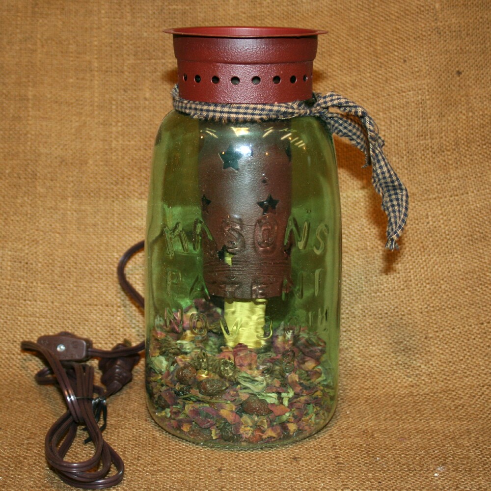 Half Gallon Mason Jar Tart Oil Warmer Electric Burner