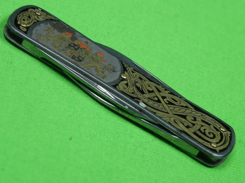 RARE Vintage Swedish Sweden ESKILSTUNA Emil OLSSON 4 Blade Folding