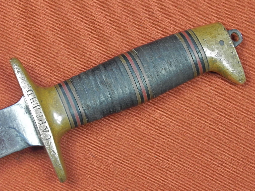 US WW2 Custom Hand Made FRANK JOSEPH RICHTIG Clarkson Nebraska Fighting Knife eBay