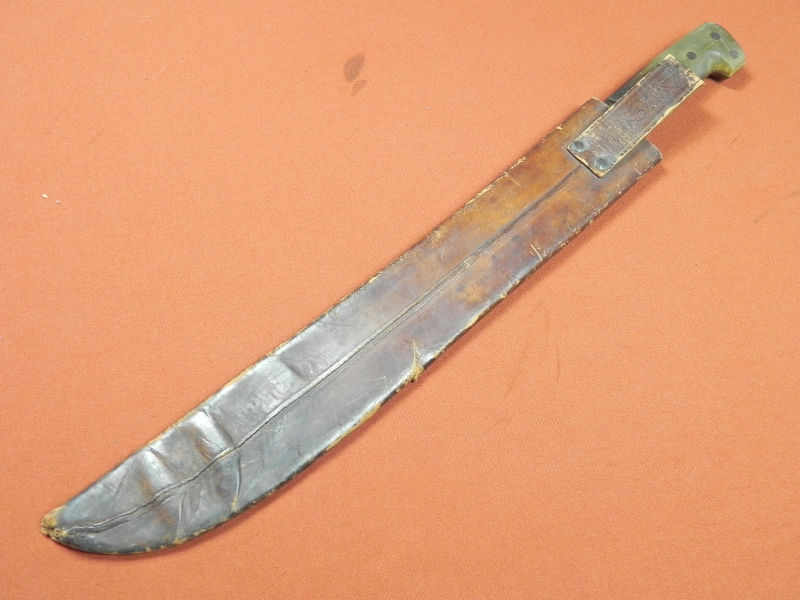 US WW1 COLLINS Machete Fighting Knife & Sheath eBay