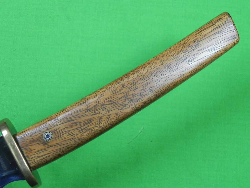 USA US Custom Hand Made GILLESPIE Tanto Fighting Knife & Scabbard eBay