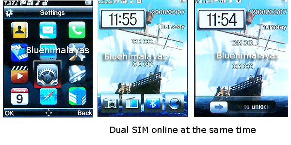 D5000  2 BESTEL D5000+ TV FM Triple SIM PDA Phone