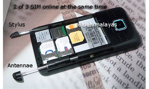 D5000  5 BESTEL D5000+ TV FM Triple SIM PDA Phone