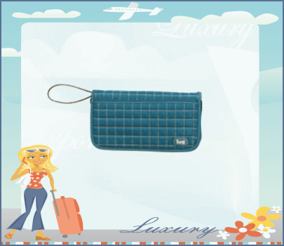Lug Tango Passport Travel Wallet Ocean Blue