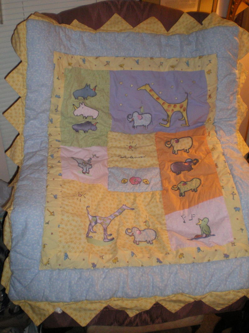 JOHN LENNON Real Love CRIB COMFORTER Quilt BLANKET Baby