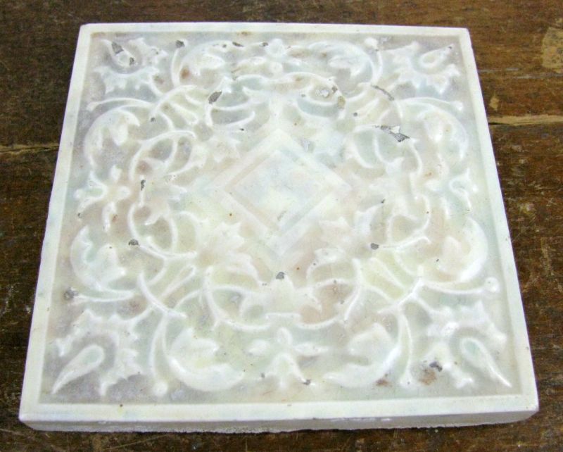 Vintage Antique Embossed Ceramic Pottery Art Tiles eBay