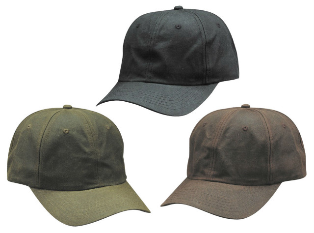 New Oil Cloth Rain Repellent Waterproof Baseball Cap Hat Hunting One Size