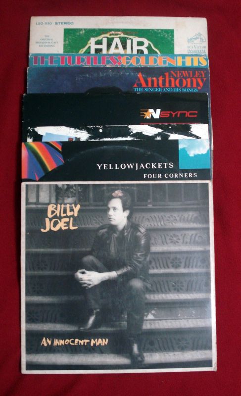 VINTAGE RECORD ALBUMS LOT #2 (7) *BILLY JOEL * wr