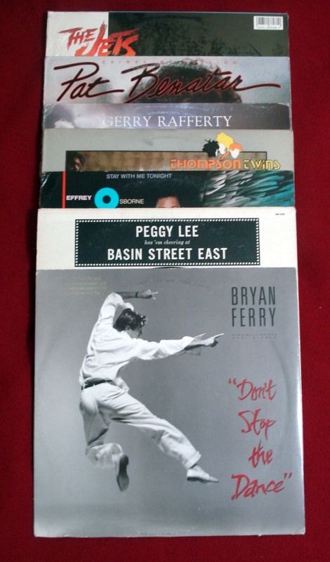 VINTAGE RECORD ALBUMS LOT #4 (7) *THE JETS * wr