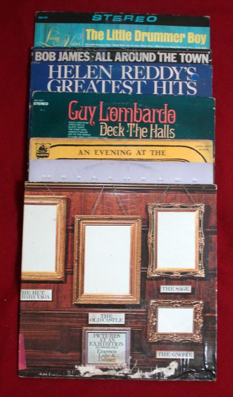 VINTAGE RECORD ALBUMS LOT #8 (7) *LITTLE DRUMMER BOY*wr