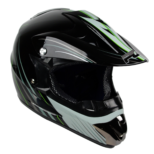 Youth XL PGR GLORY Kawasaki Green Dirt Bike Buggy ATV Off Road MX BMX