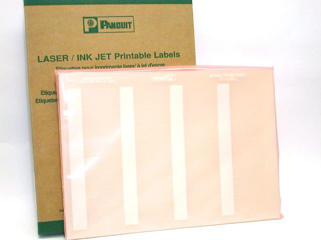 Panduit Laser/Ink Jet Self-Laminating Label LJSL11-Y3-1