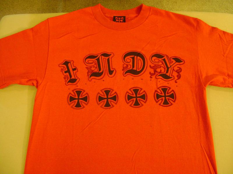 Independent Truck Company QUAD Skateboard Shirt RED MED