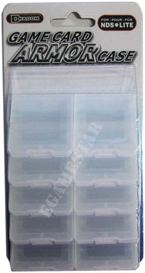 10 x PROTECTIVE GAME CASES F NINTENDO DS LITE NEW