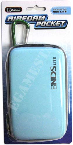 NEW LIGHT BLUE AIRFOAM CASE FOR NINTENDO DS NDS LITE !!