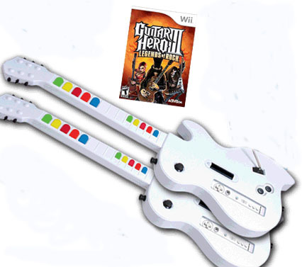 WII GUITAR HERO 3+2 WIRELESS XTREME GUITAR CONTROLLERS