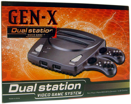 NEW  2 In 1  NES AND SEGA GENESIS GEN X Console Sealed