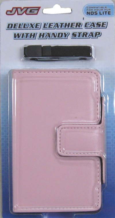 New Pink Deluxe Leather Case Bag For Nintendo DS Lite