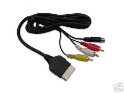S-Video AV S-AV CABLE X-BOX FR MICROSOFT XBOX NEW